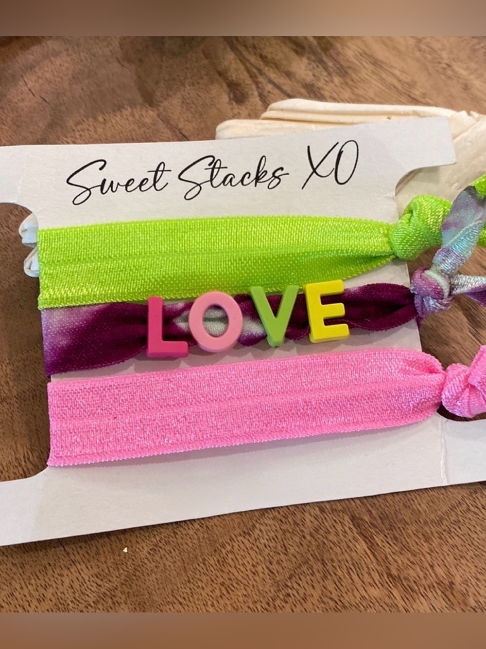 Love Hair Ties & Bracelet Stacks